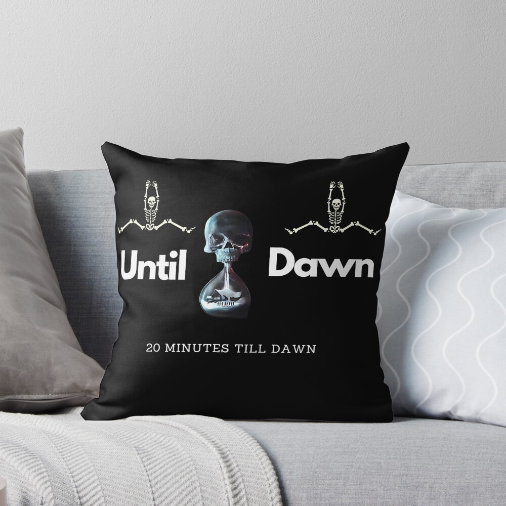 Until Dawn S Thrilling Horror Adventure Awaits Throw Pillow