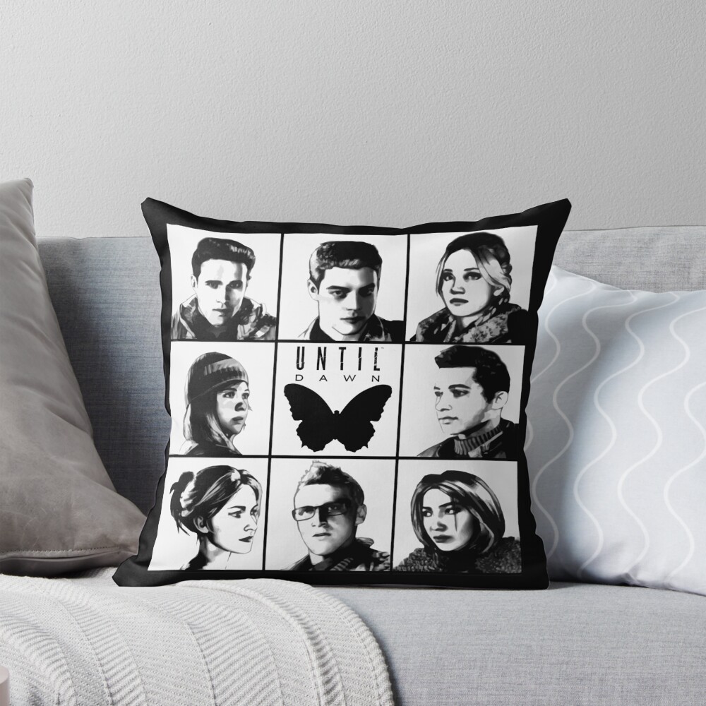 Hot Game Until Dawn Main Characters Throw Pillow